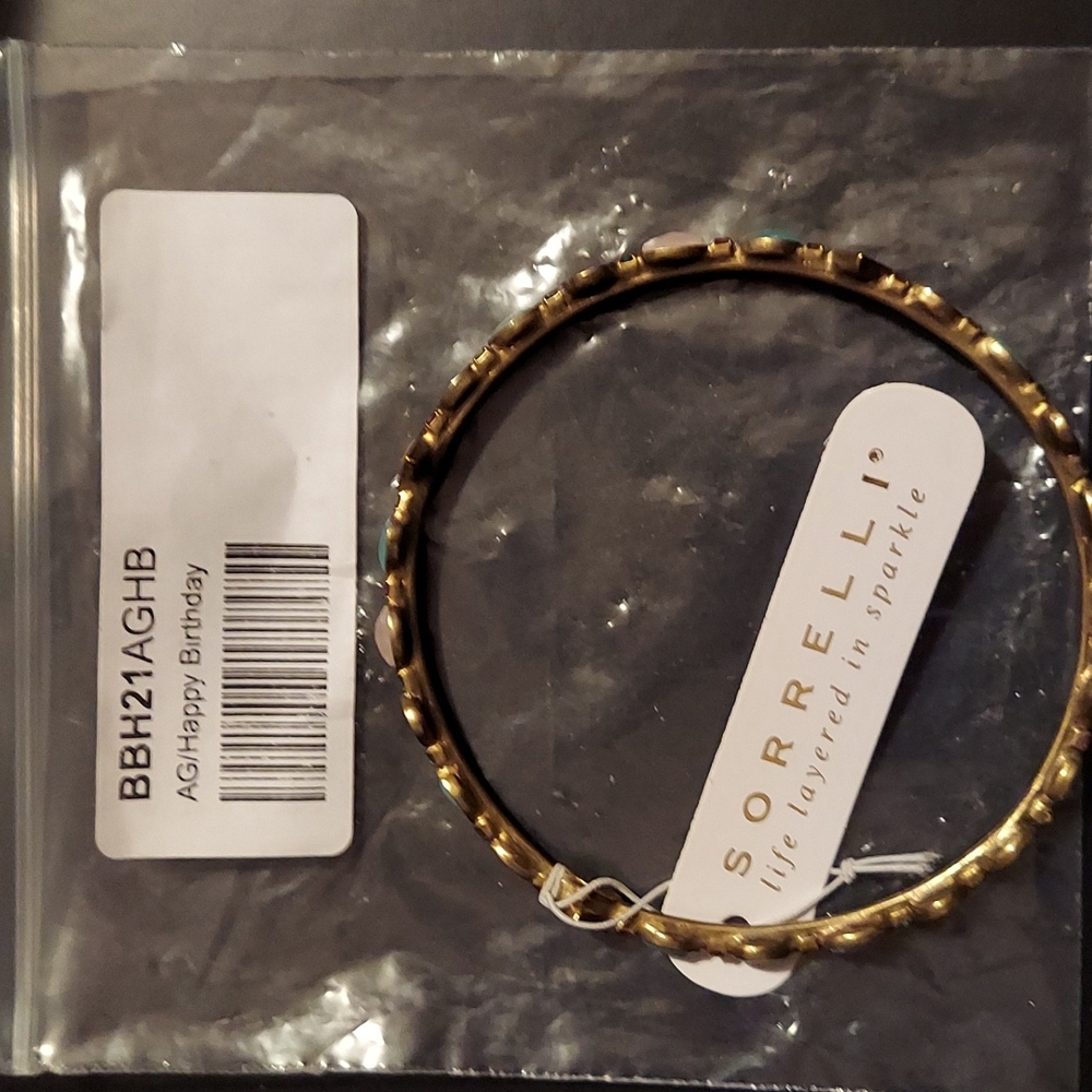 Sorrelli Happy Birthday Collection Bangle Bracelet